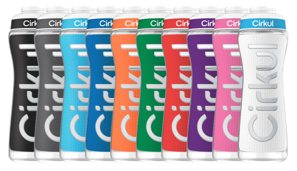 22oz. Grip Squeeze Plastic Bottle & Sport Lid F2