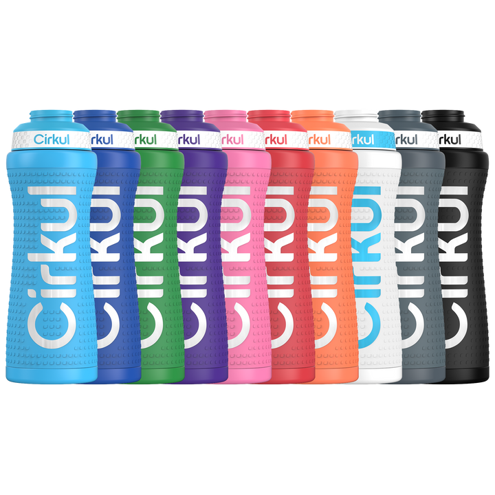 22oz. Grip Stainless Steel Bottle & Sport Lid D8